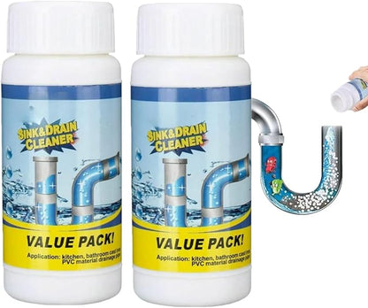 Sink and Drain Cleaner, 2026 New Sink and Drains Cleaner, Multi-functional Sink and Drain Cleaner Powder Cleaning, Drains Foam Cleaner, Powerful Pipe Dredging Agent for Kitchen Toilet ﻿ (2)