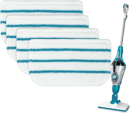 Steam Mop Pads Replacement Compatible with Black Decker Steam Mop SM1600, SM1610, SM1620, HSM13E1, HSMC1300FX, HSMC1321, HSMC1361SG Cleaner Black and Decker Steam Mop Replace Pads for Floor Cleaning