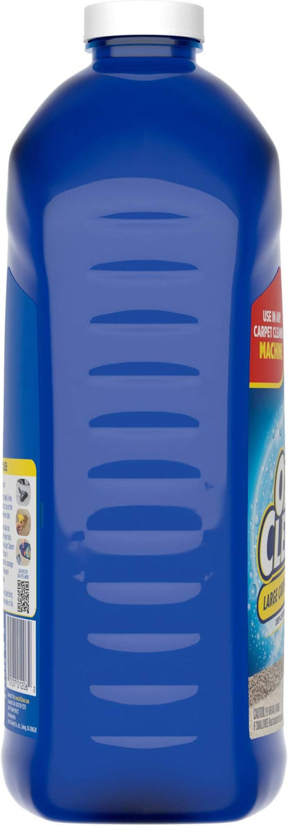 OxiClean Large Carpet Cleaner Liquid Solution for Steam Cleaning Machines, 64 fl oz
