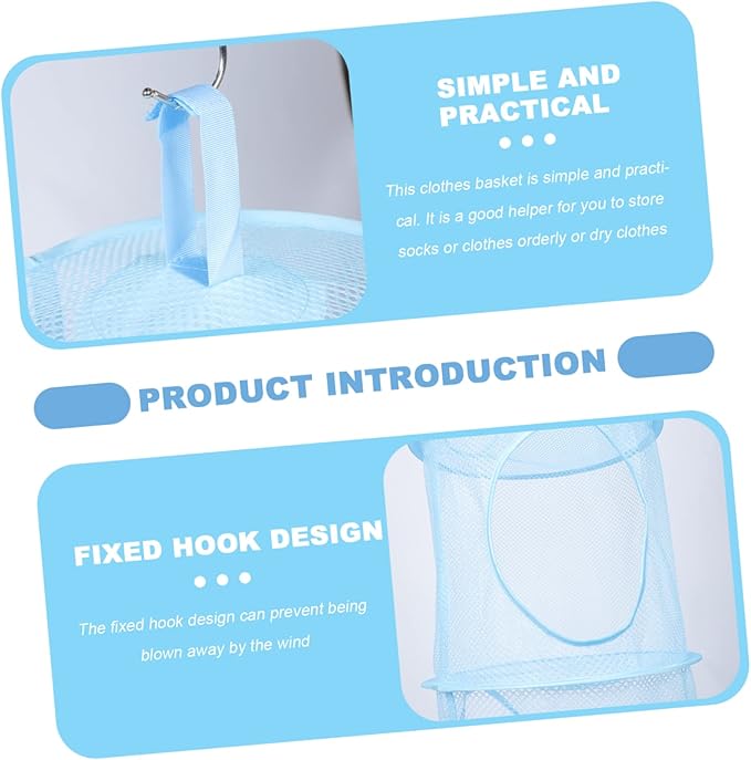 1Pc Clothes Drying Basket Ventilated Organizer for Laundry Indoor Storage Compact Design Quality Material Space Saving