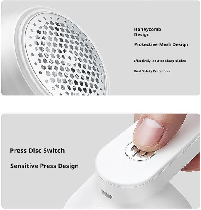 Fabric Shaver - Electric Lint Remover for Clothes,2026 New Rechargeable Electric LintRemover Debobbler Clothes Shaver,Bobble Remover Sweater Pill RemoverShaver for Lint Balls Furniture Couch Blanket
