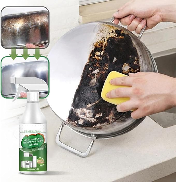 Multi-Purpose Enzyme Foam Cleaner – Versatile, Powerful Multipurpose Kitchen Appliance Cleaner Spray, Powerful & Perfect for Kitchen & Home, Powerful Cleaning (2pcs)