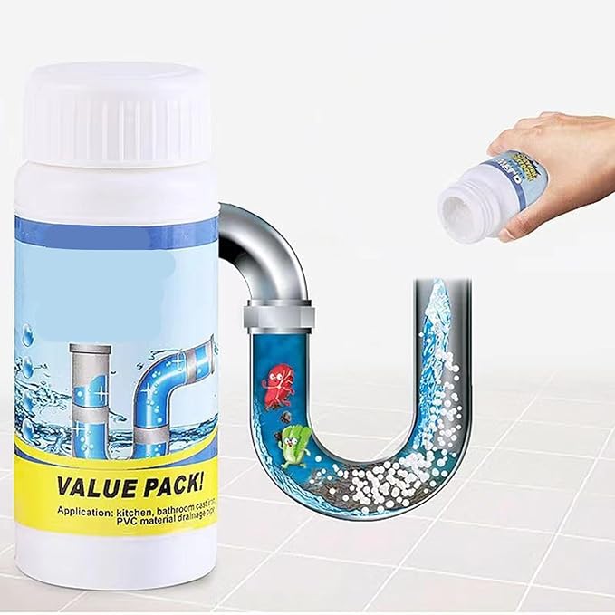 Drain Cleaner, Washbasin Cleaner, Quickly Clears Clogs For Kitchen Sink, Toliet, Handwashing Sink (1pc)