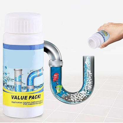 Drain Cleaner, Washbasin Cleaner, Quickly Clears Clogs For Kitchen Sink, Toliet, Handwashing Sink (2pcs)