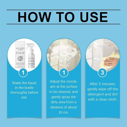Multi Purpose Cleaner, Brazilian Waves Multi Purpose Cleaner, Multipurpose Bathroom Foam Cleaning spray, Luxurious Scent, Quick Results, Saving Time and Effort (1)