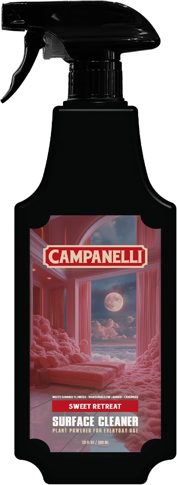 CAMPANELLI Multi-Surface Cleaner Spray – All Purpose Cleaning Spray, 20 oz, Sweet Retreat
