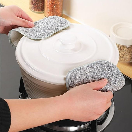 Multipurpose Wire Dishwashing Rags for Wet and Dry, Double Sided Wire Washing Cloth, Reusable Wire Miracle Cleaning Cloths, Non Scratch Wire Dishcloth for Home Kitchen,Sinks,Pots,Pans,Dishes (20PCS)
