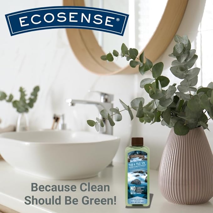 Melaleuca Tub & Tile 12x Bathroom Cleaner – 8 fl. oz. | Super-Concentrated, Plant-Based Formula with Spray Bottle Included