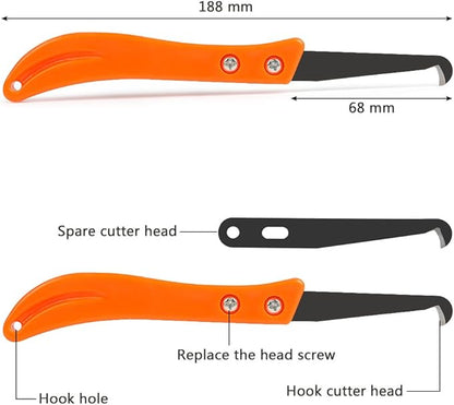 12PCS Grout Remover Tool, 2 Grout Saw and 10 Removal Knife, Caulking Tool Kit Caulking Edge Kit for Kitchen, Bathroom, Bedroom, Tiles Gap