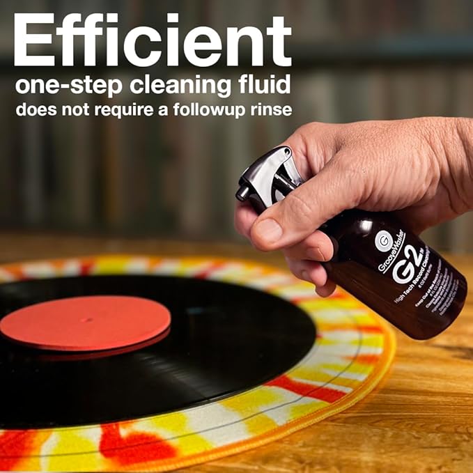 GrooveWasher G2 Record Cleaning Fluid Refill Bottle, 8 fl oz