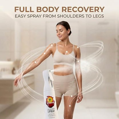 Nirvanta AfterBurn After-Shower Tan Recovery Spray – Continuous Moisturizing Body Mist with Aloe Vera & Botanical Extracts – Lightweight After Sun Hydration to Help Maintain Tan & Reduce Dryness