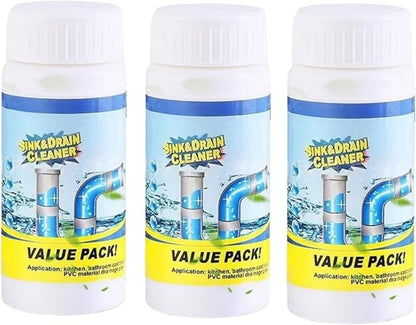 Sink and Drain Cleaner, 2026 New Sink and Drains Cleaner, Multi-functional Sink and Drain Cleaner Powder Cleaning, Drains Foam Cleaner, Powerful Pipe Dredging Agent for Kitchen Toilet ﻿ (3)