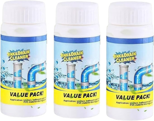 Sink and Drain Cleaner, 2026 New Sink and Drains Cleaner, Multi-functional Sink and Drain Cleaner Powder Cleaning, Drains Foam Cleaner, Powerful Pipe Dredging Agent for Kitchen Toilet ﻿ (3)