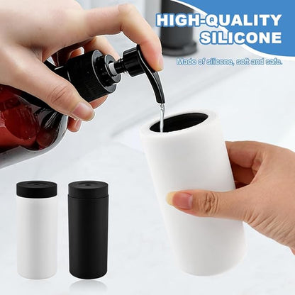 Silicone Dishwashing Soap Dispenser, Refillable Leakproof Dish Detergent Dishwashing Liquid Dispenser, Dish Soap Silicone Squeeze Bottle for Kitchen and Bathroom