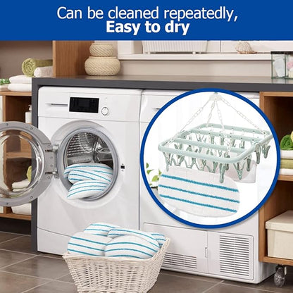 10 Pack Replacement Steam Mop Pads Compatible with PurSteam ThermaPro 10-in-1 Steam Mop Washable Reusable Pads
