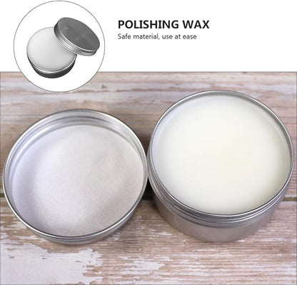 SUPVOX Wood Floor Polishing Wax Furniture Care Wax 1 Set for Hardwood Floor