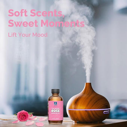 GM Gumili Rose Essential Oil for Face, Hair, Body, Skin, Aromatherapy, Essential Oils Diffuser, DIY Blends - 2 Oz