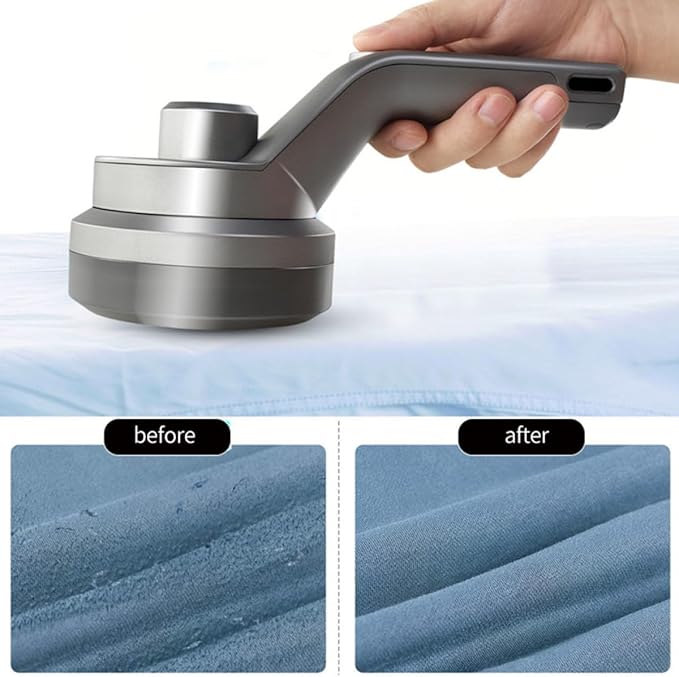Luxshiny Rechargeable Fabric Shaver Electric Lint Remover Portable Hair Ball Remover for Clothes USB Rechargeable for Sweaters and Household Laundry