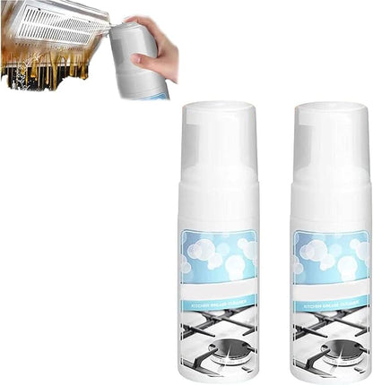 Kitchen All-Purpose Cleaner,Multipurpose Dirt Cleanser,Multi-Purpose Kitchen Grease Cleaner Foam Kitchen Non Greasy Dirt Cleaner Spray (2pcs)