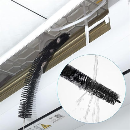 Dryer Vent Cleaner Kit Clothes Dryer Lint Brush Vent Trap Cleaner Home Essentials - 30" Extra Long Flexible Vacuum Clothes Dryer Lint Trap Vent Cleaning Refrigerator Coil Brush (1)