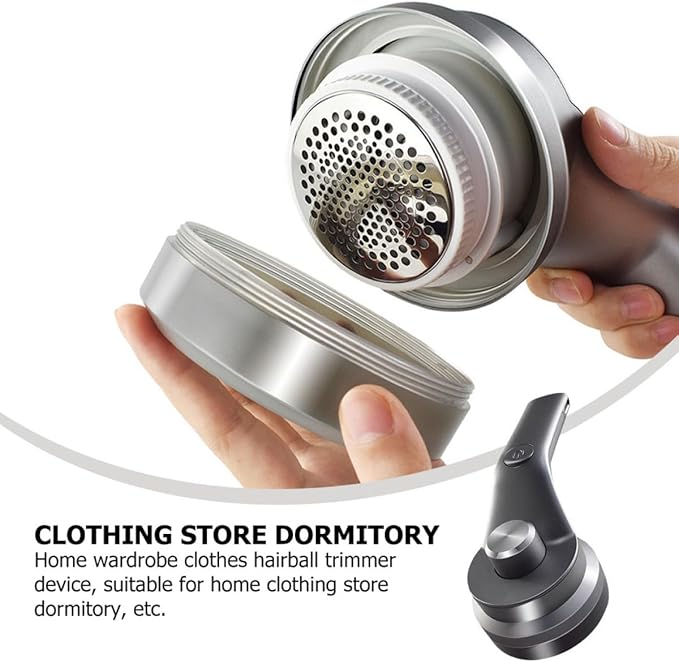 Baluue Rechargeable Fabric Shaver and Electric Hair Ball Trimmer Portable Lint Remover for Sweaters Clothes Fuzz Pills Removal Small Portable USB Charging
