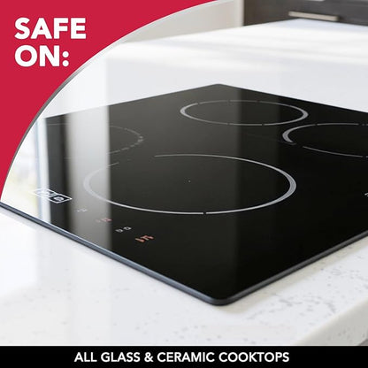 Weiman Ceramic and Glass Cooktop - 10 Ounce - Stove Top Daily Cleaner Kit - 12 Ounce - Glass Induction Cooktop Cleaning Bundle for Heavy Duty Mess Cleans Burnt-on Food