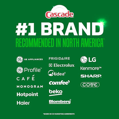 Cascade Complete Action Dishwasher Detergent Pods Fresh Scent Dishwasher Pods and Tablets, Powerful Dishwashing Detergent for Spotless Dishes, Grease-Fighting Dish Pods and Dish Tabs, 43 Count