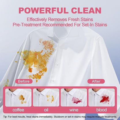 140-Count Laundry Detergent Pods, 5-in-1 Powerful Clean, Stain Remover, Color Protector, Fabric Care, Deep Intensive Clean, HE Compatible