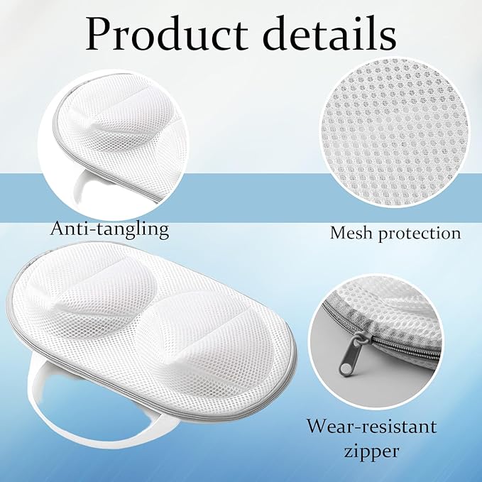 4 Pack Bra Washing Bags,Delicate Lingerie Protector for Washing Machine, Mesh Laundry Bags for Bras,Be Suitable For Socks, Underwear, Gentle Wash And Durable Fabric