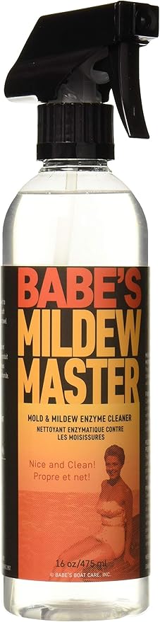 Babe’s Mildew Master – Lifts Marine Grime for Boats – Enzyme & Peroxide Formula – Safe for Carpet, Vinyl & Hard Surfaces