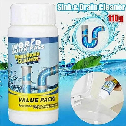 High Speed Drain Cleaner Foaming Powder, Pipeline Dredging Agent, Sink and Drains Cleaners, Sink & Drain Cleaner, Wild Sink and Drains Cleaners
