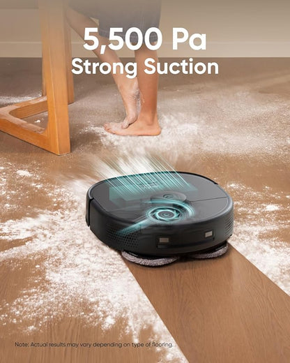 eufy RoboVac Hard Floor Cleaning Solution (2 Bottles), Dilution Ratio 1:200, 473 ml, Floor Cleaner, Eco-Friendly, Plant-Based,Compatible with Omni C20, X8 Pro, X10 Omni, G series, L Series