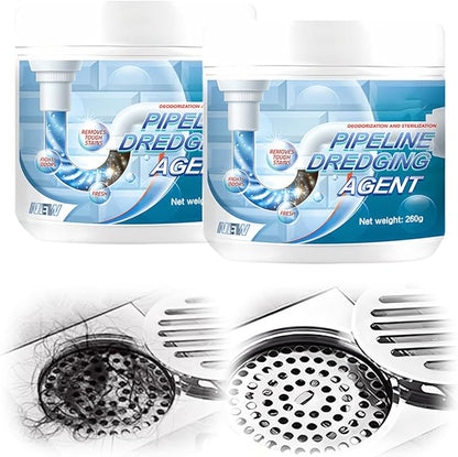 Drain Clog Remover, Powerful Pipe Dredging Agent, Sink Drain Cleaner for Kitchen Bathroom, Unclogging Solution for Pipes, Toilets & Showers (3)