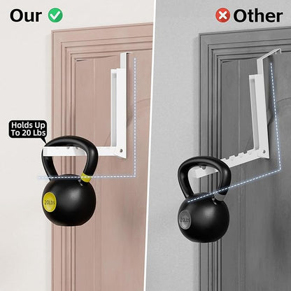Over The Door Hanger Folding Clothes Drying Rack, Folding Hanging Clothes Rack for Indoor Laundry Room Bathroom Compact Small Space Foldable Portable Over Door Hanging Hook Collapsible