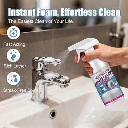 Bathroom Descaler Foam Cleaner Spray, Stubborn Stains Cleaner, Bathroom Foam Cleaner All Purpose, Bathrooms Sink Cleaner Foam (1)