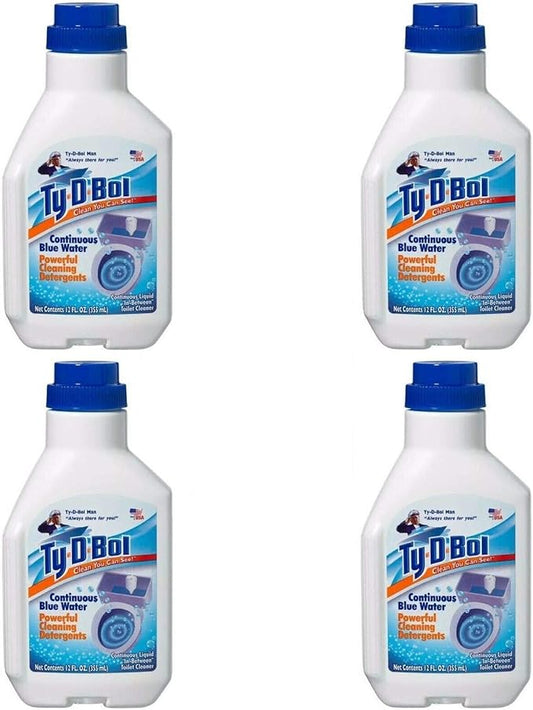 TLT BWL CLR12OZ LQD BLUE by TY-D-BOL MfrPartNo 365002.6