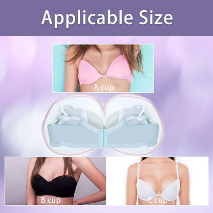Shappy 6 Pieces Bra Washing Bag for Laundry Mesh Wash Lingerie Underwear Brassiere Washing Bags with Zipper for Women Laundry Storage(7.87 Inch,Pink)