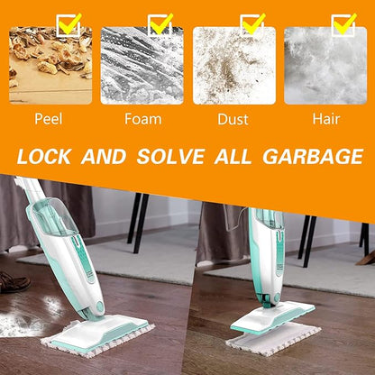 2 Pack Steam Mop Pads for Shark S1000 S1000A S1000C S1000WM S1001C Replacement Steamer Mop Pads ，Washable Microfiber Mop Pads for All Hard Floors