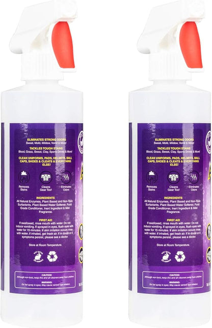 AthletX Amazing Sports Wear Stain & Odor Remover - Grass, Blood & Sweat Stains & Odors - Workout Clothes - Natural Enzymes - USA Made