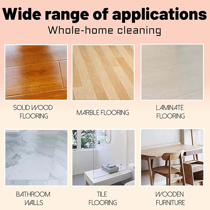 Tile Cleaner, 2L Original Floor Cleaner, Grout Cleaner for Tile Floors Small Black Bottle, Mop Solution for Floor Cleaning, Multipurpose Powerful Stain Removing Liquid for Floors (1, 2L)