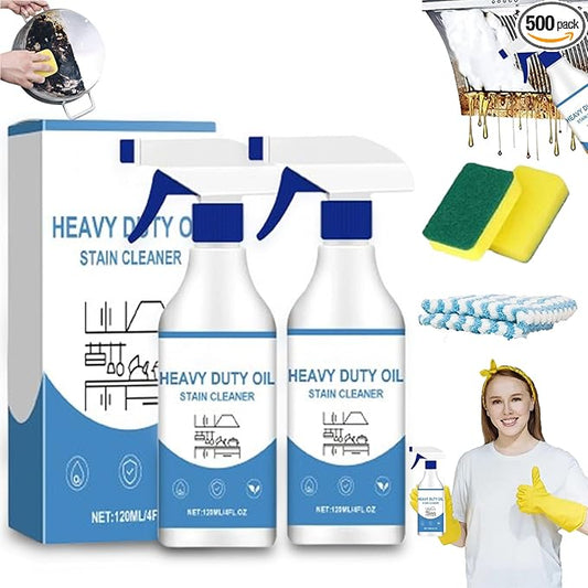 RJDJ Heavy Duty Kitchen Degreaser & Cleaner Spray, Degreaser Cleaner Heavy Duty, Kitchen Cleaner Spray, All-Purpose Cleaners, Cleaning Spray for Kitchen, Oven, Grill, Cleaners Household, 120ml (2)