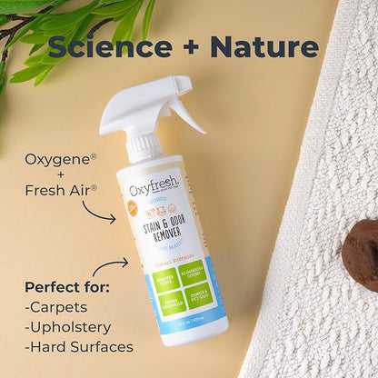 Oxyfresh Pet Stain & Odor Remover, Strong Carpet Stain Remover & Cleaner Spray – Advanced Pet Urine Odor Eliminator for Entire Home - Fast Acting Dog & Cat Urine Neutralizer