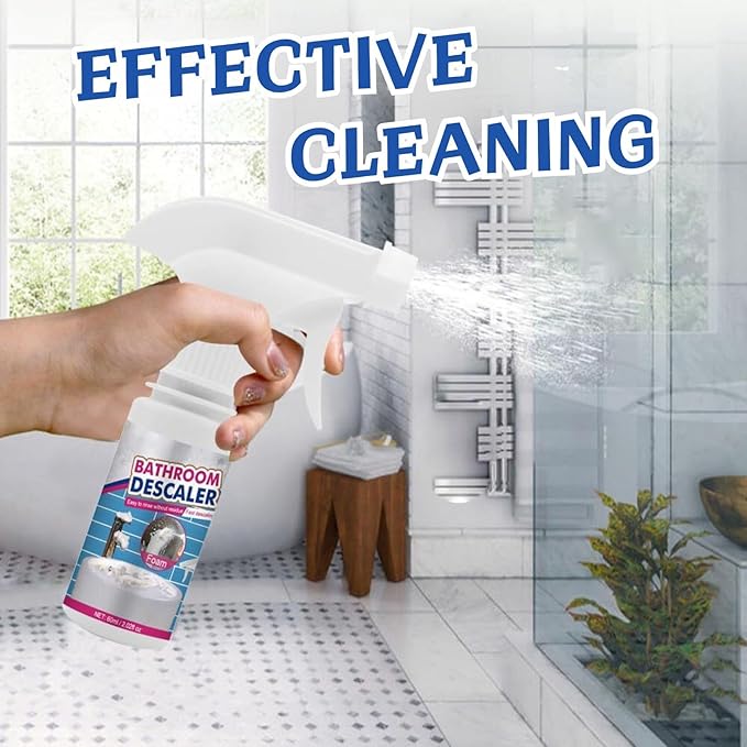 2PCS Bathroom Descaler Spray, Stubborn Stains Cleaner, Bathroom Foam cleaner Spray, bathroom Descaler Foam cleaner, All-Purpose Bath-room descaler foam Spray