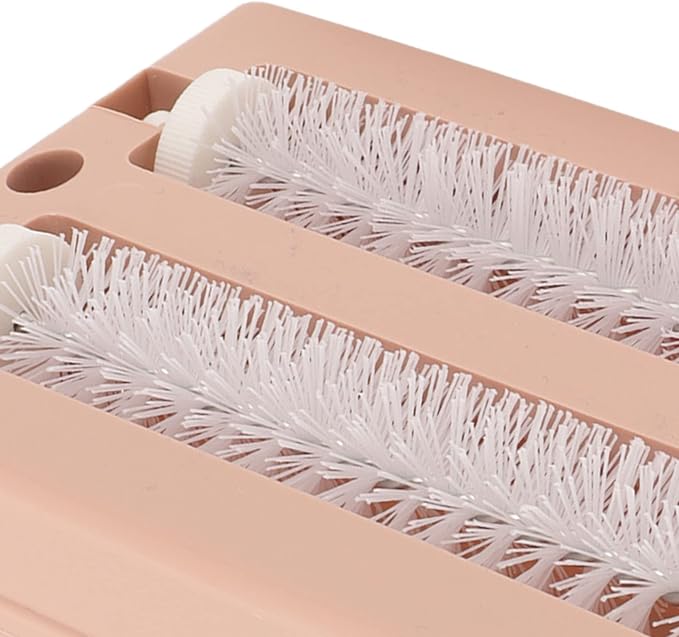 Carpet Sofa Sweeper, Double Roller Remove Debris Table Sweeper Cleansing Manual Sweeping Brush for Desktop Bed Clothes Desktop Carpet Sofa