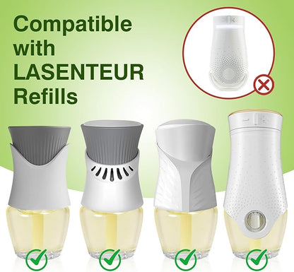 Citronella Plug in Air Freshener Refills, Lemongrass Fragrance, Scented and Essential Oils for Home and Bathroom, Indoor Outdoor, 3 Count, Compatible with Air Wick, Compatible with Glade