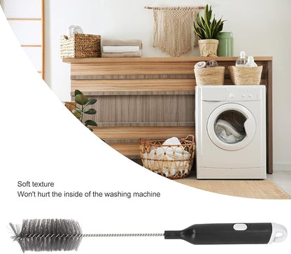 YOUTHINK Dryer Vent Cleaner Brush, Washing Machine Brush with Handle Flexible Refrigerator Coil Brush for Bottle Cup Pipes Sinks Household Kitchen