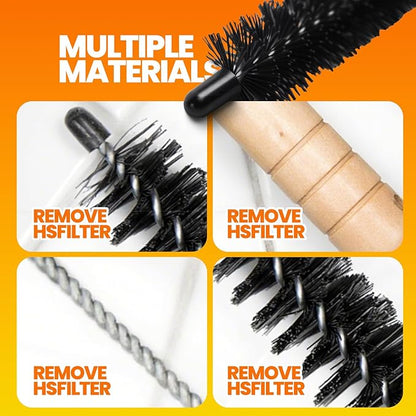 Dryer Vent Cleaner Kit - Long Flexible Vacuum Brush, Dryer Lint Brush Refrigerator Coil Kit, Lint Remover for Removing Dust and Pet Hair