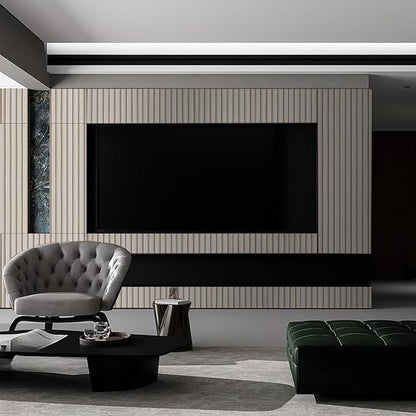 Peel and Stick Wood Slat Wallpaper - 23.6" x 120" Self Adhesive Wall Panel, DIY Removable Contact Paper for Walls, Accent Wall Decor (Easy to Install)
