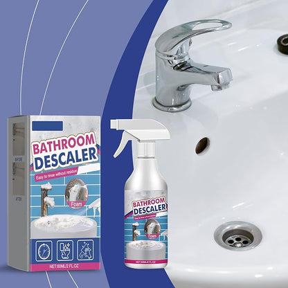 Heavy Duty Bathroom Scrubbing Solution, New Upgrade Bathroom Descaler, Stubborn Stains Cleaner, Bathroom Descaler Cleaners, All Purpose Bathroom Cleaner Spray for Home Kitchen (1PCS)