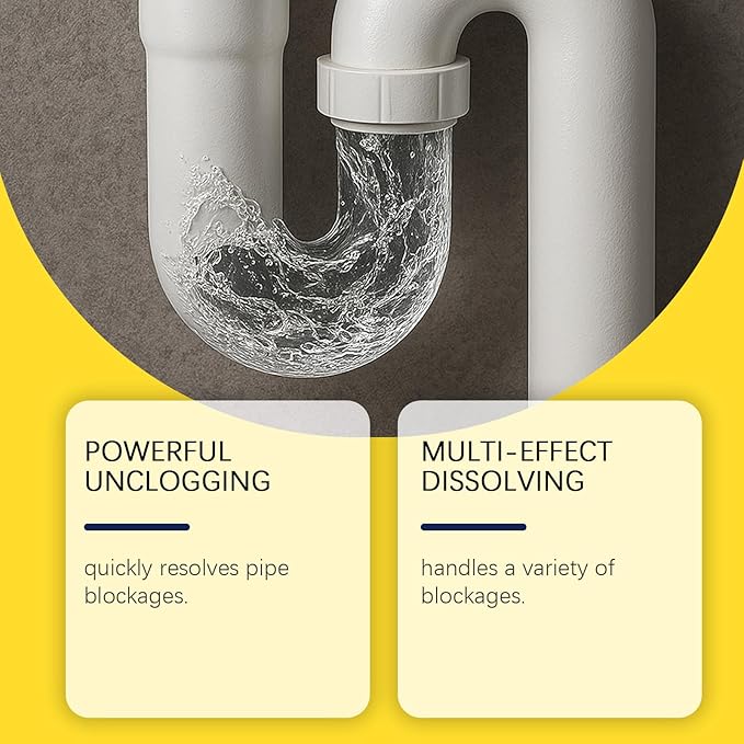Powerful Pipe Dredging Agent,Powerful Pipeline Dredging Powder,Pipeline Dredging Agent Powder,Pipe Dredging Agent,Garbage Disposal Cleaner,Pipeline Dredging Agent (5PC)